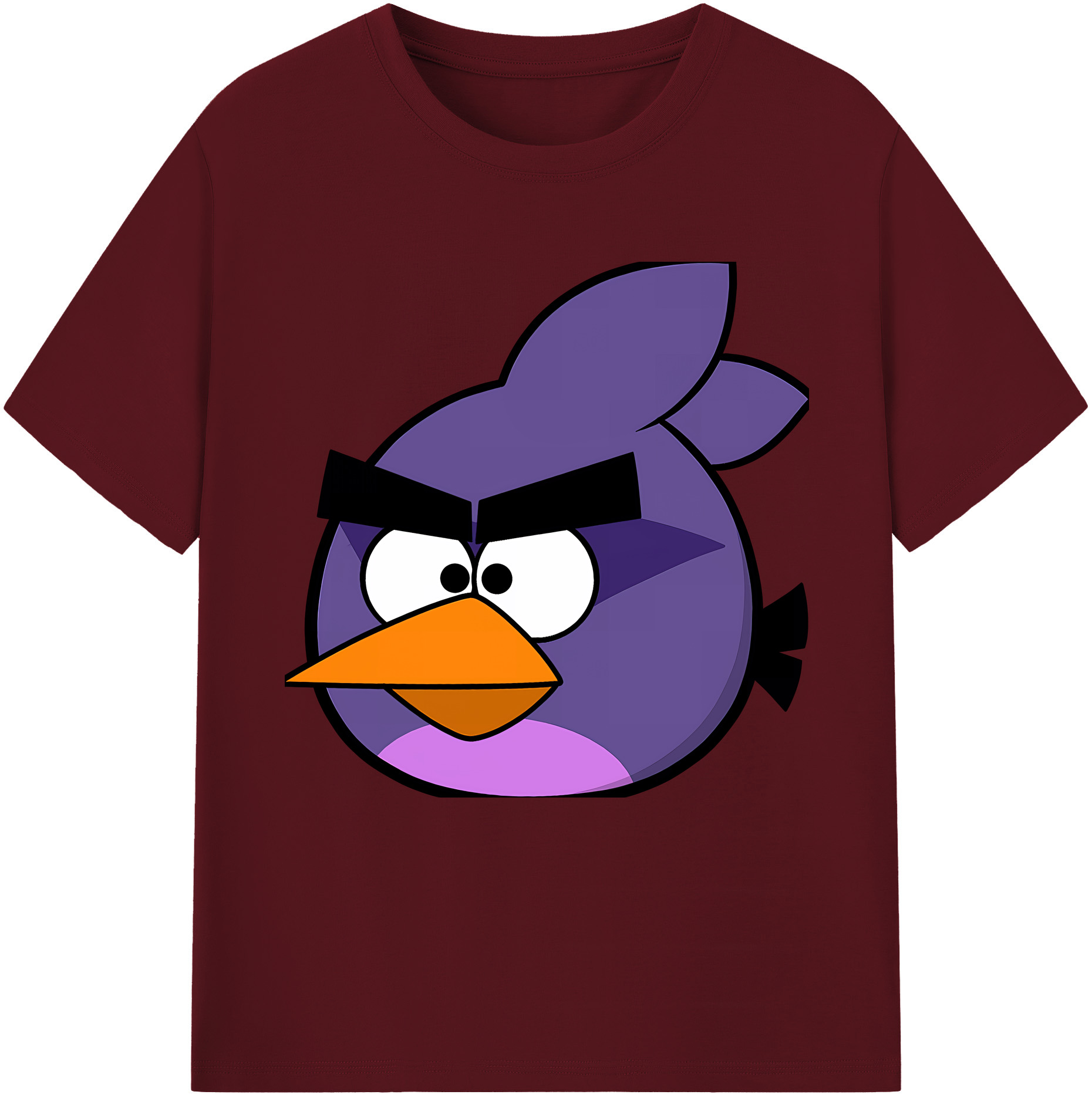 （画像用） Angry Birds アングリーバード 綿100％半袖Tシャツ（フロントプリント）